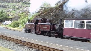 preview picture of video 'Ffestiniog Railway Tanygrisiau station 30th July 2013'