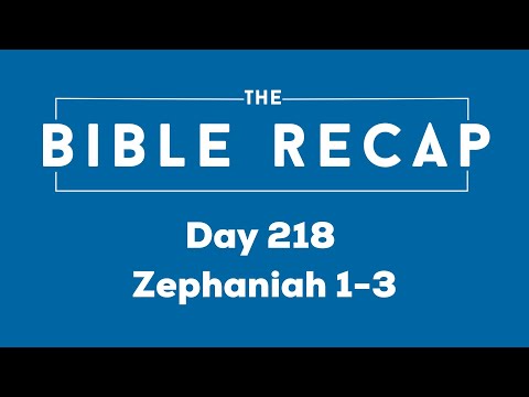 Day 218 (Zephaniah 1-3)