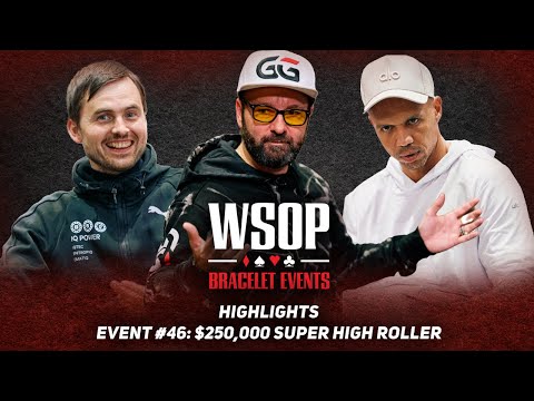 Daniel Negreanu, Phil Ivey & Martin Kabrhel at WSOP $250K Super High Roller!