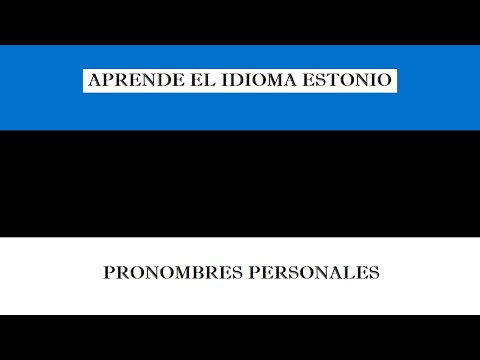 Learn MODERN ESTONIAN LANGUAGE 🇪🇪 Personal pronouns, their orthrography and pronunciation