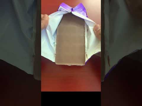 Milka Alpine Milk chocolate unwrapping😍ASMR