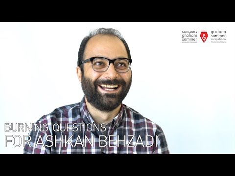 Burning Questions for Ashkan Behzadi
