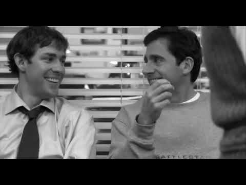 Jim Saying Goodbye To Michael But Its a Midwest Emo Instrumental