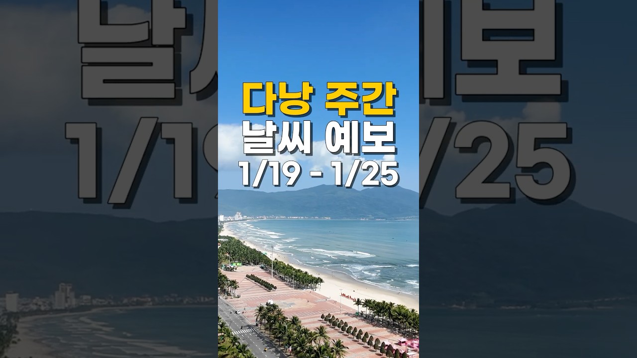 이번 주는 비가 올 예정이에요~ ☔ #shorts #다낭 #다낭숙소 #travel #다낭날씨 #날씨 #다낭요…