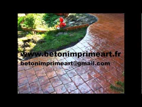Beton Imprime Ainay-le-Vieil ,France www.betonimprimeart.fr YouTube