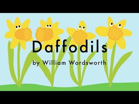Daffodils Poem by William Wordsworth - I Wandered Lonely as a Cloud