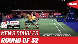 Download lagu R32 | MD | GIDEON/SUKAMULJO (INA) [1] vs. CHOI/SEO (KOR) | BWF 2019 mp3