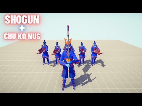 SHOGUN + CHU KO NUS vs EVERY FACTION UNITS - Totally Accurate Battle Simulator TABS