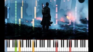 Dunkirk Soundtrack - "Supermarine" (By Hans Zimmer) - Piano Tutorial and Cover on Synthesia