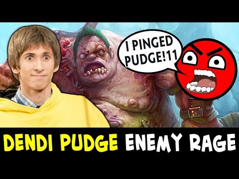 When DENDI picks PUDGE — enemy RAGE