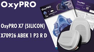 Zestaw OxyPro Chemic Pro+ półmaska silikonowa X7 (Zdjęcie 2)