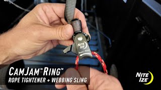 Nite Ize CamJam™ Ring™ Rope Tightener Small + Webbing Sling