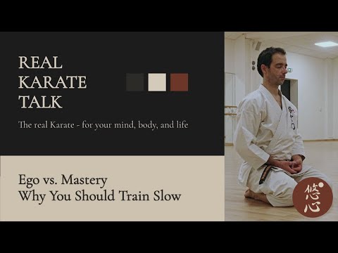 Real Karate Talk: Ego vs. Mastery — Why You Should Train Slow
