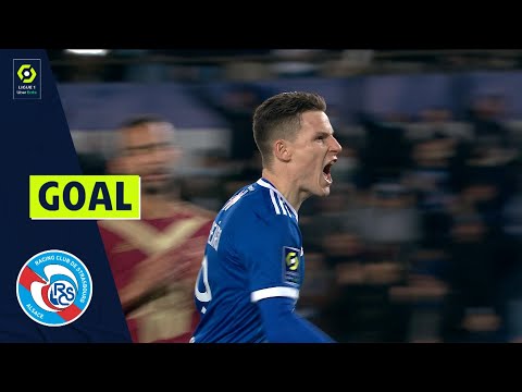 Goal Kévin GAMEIRO (43' pen - RCSA) RC STRASBOURG ALSACE - FC GIRONDINS DE BORDEAUX (5-2) 21/22