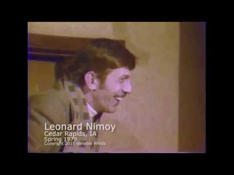 Leonard Nimoy, Spring 1979, Cedar Rapids, IA