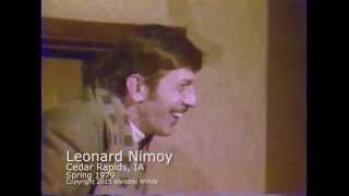 Leonard Nimoy, Spring 1979, Cedar Rapids, IA
