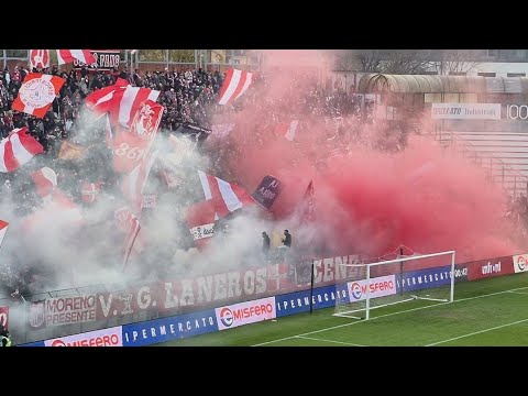 Ultras Vicenza in casa contro Lecco , 30/11/2025