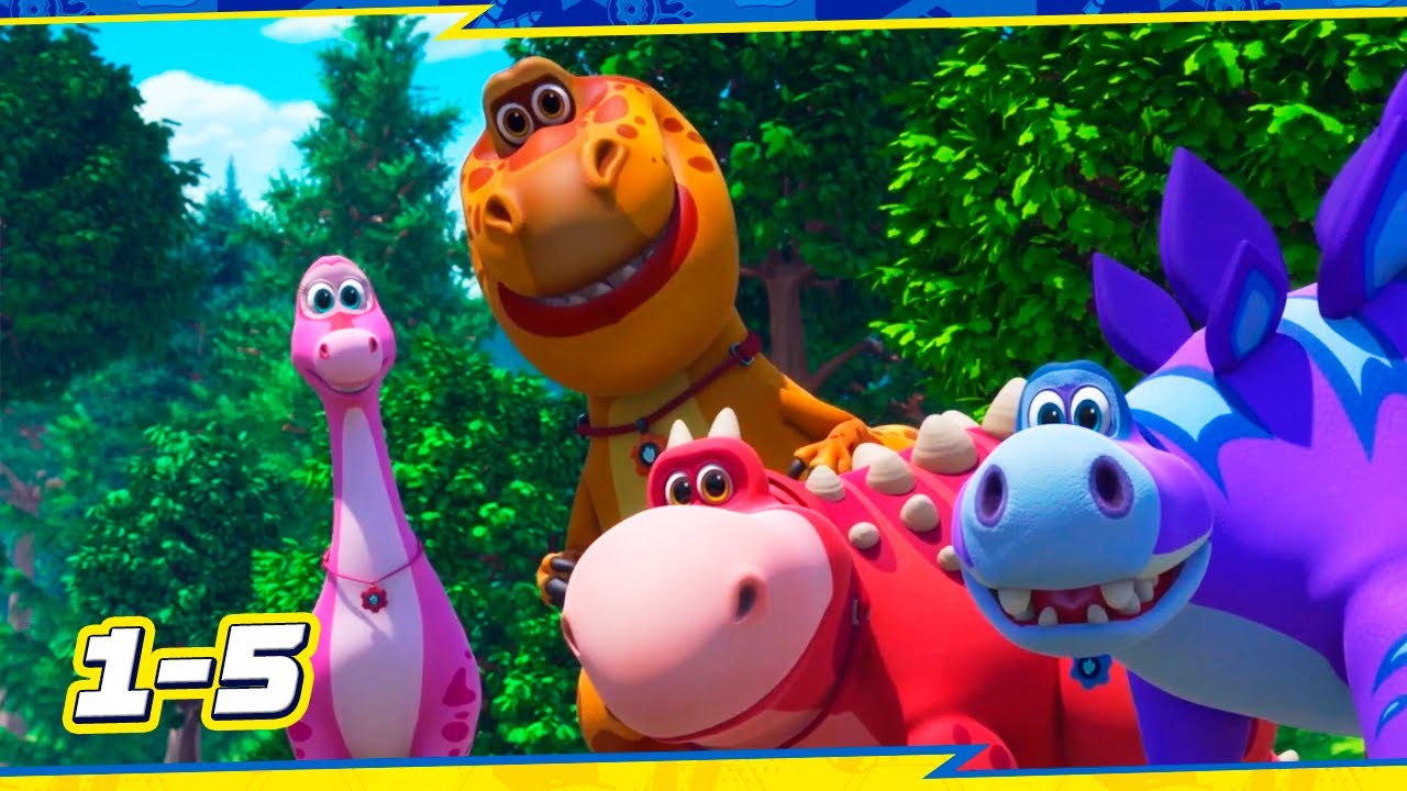 TURBOZAUROS 🦖 Uma coleção de episódios seguidos | Cartoon em português