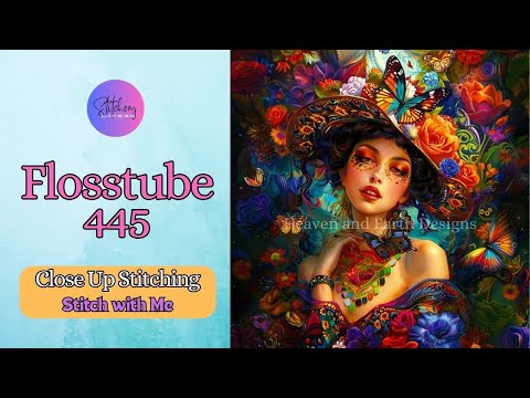 Flosstube #445 | HAED Dreams Of Butterflies | Close Up Stitching | Stitch with Me | STITCHERY LOVERS