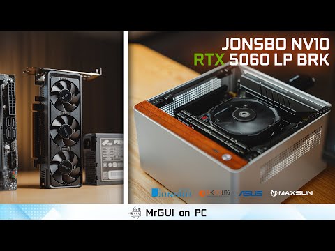 Premium 4.5L Mini ITX Build – JONSBO NV10 + ASUS RTX 5060 LP on H810 Platform