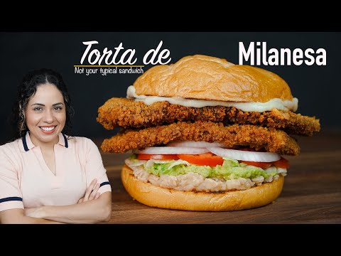 How to make EASY HOMEMADE torta de MILANESA | Not your typical sandwich | Villa Cocina