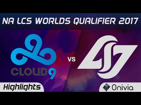 C9 vs  CLG Highlights Game 1 NA LCS Worlds Qualifier 2017 Cloud9 vs  Counter Logic Gaming by Onivia