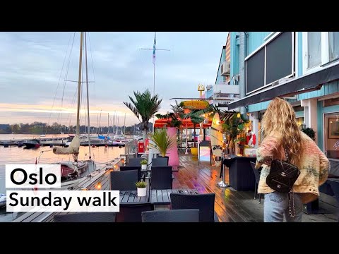 Norway Oslo walking tour 🇳🇴 Autumn 2022 #osloelsa67
