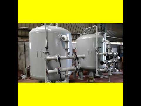 Mixed bed demineralization plant, for water filtration, flow...