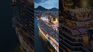 MSC SEAVIEW cruzeiro cruise navio ship  transatlantico  santos brasil @cruzeiros2025 2025 #shorts