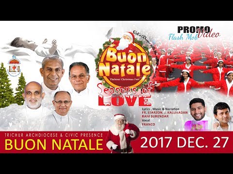BUON NATALE 2017 Theme Song | We Wish You Christmas | Franco | Fr Starzon J Kallikadan
