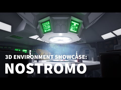Nostromo 3D environment showcase