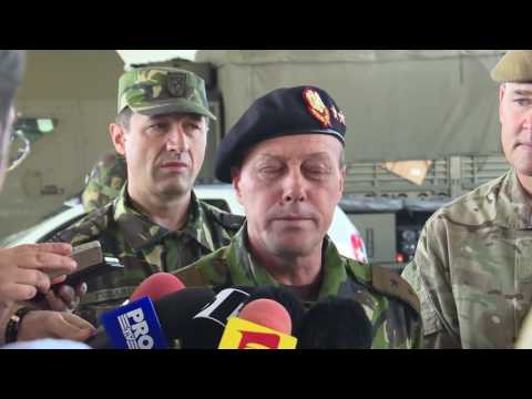 NOBLE JUMP 17 – UK forces cross from Bulgaria into Romania during Exercise Noble Jump 2017