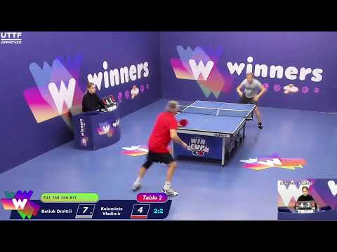 WINners CUP table 2  01.12 Batiuk Dmitrii - Kolomiets Vladimir  14:30