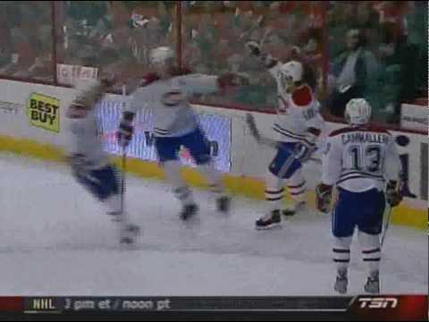 NHL 2010 Playoffs - Andrei Kostitsyn First Goal Of The Game (April 17 2010)