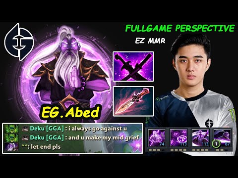 Abed Void Spirit A-GOD Evil Geniuses MIDLANE 11K MMR PRO SKILL Perspective Fullgame Dota 2 7.31b