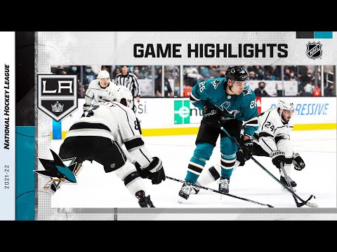 Kings @ Sharks 1/17/22 | NHL Highlights