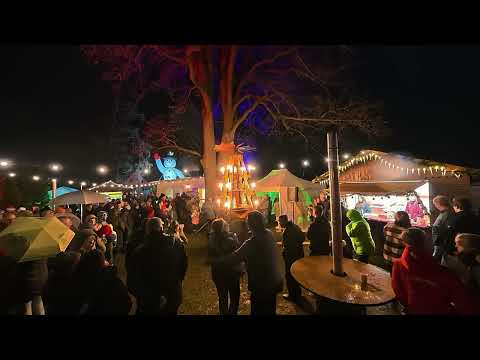 Pyramiden-Anschieben in der Eichenbuschsiedlung Stollberg