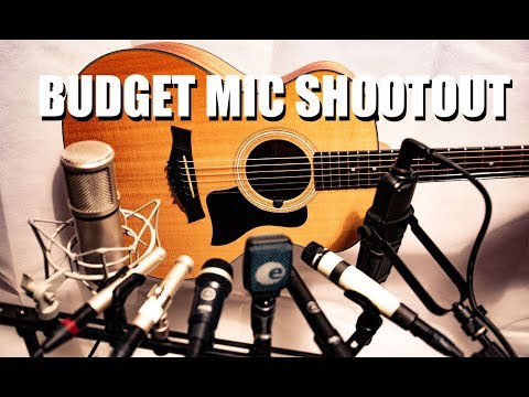 Budget Mic shootout for Acoustic Guitar
