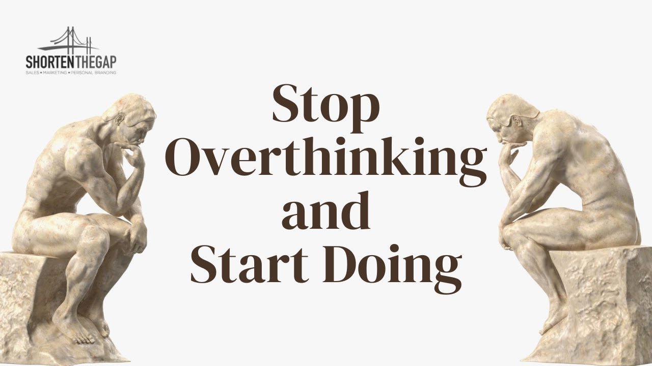 Stop Overthinking and Start Doing | Cody Jefferson for Shorten The Gap