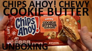 Unboxing Chips Ahoy! Chewy Cookie Butter Inspired Holiday Edition! Filled Soft Cookies