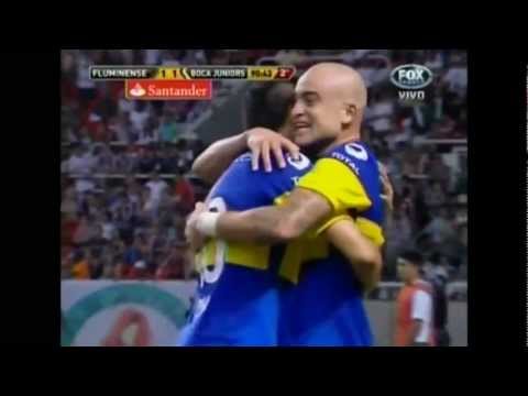 Gol de Silva (Fluminense 1 Boca 1) Libertadores 2012