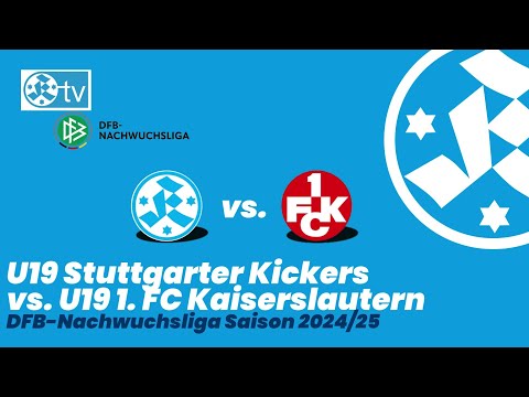 U19 Stuttgarter Kickers - U19 1. FC Kaiserslautern Spielbericht DFB-Nachwuchsliga