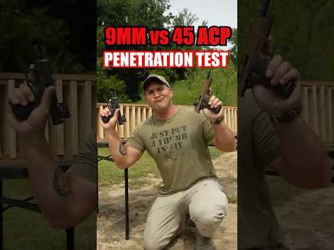 9MM vs 45 ACP (Penetration Test)