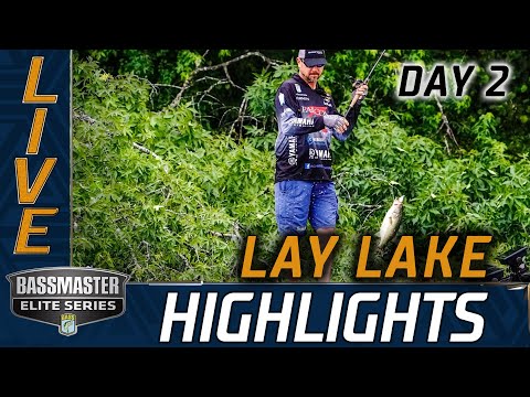 Highlights: Day 2 action of Bassmaster Elite at Lay Lake