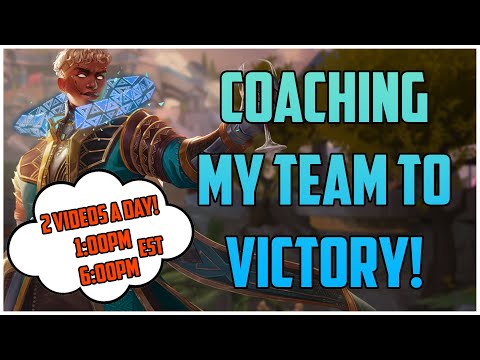 COACHING MY TEAM TO VICTORY! OLORUN RANKED SMITE S10