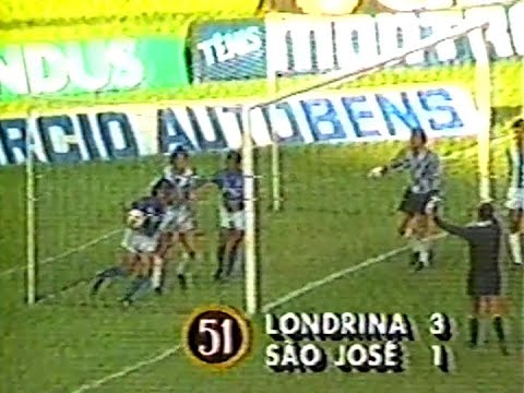 Londrina 3 x 1 São José/SP | Série B 1991