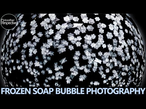 Capturing Bubbles Freezing Up Close