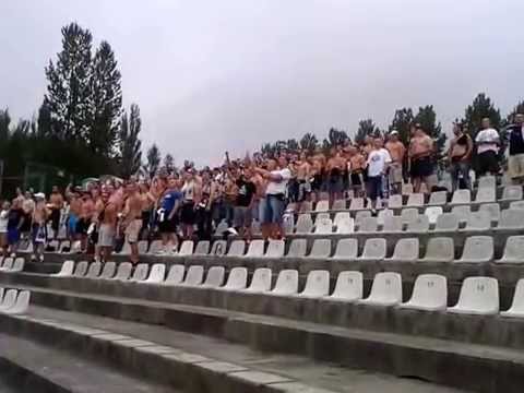Zagłębie Sosnowiec - STAL MIELEC 4:1 (1.08.2014) - doping kibiców Stali