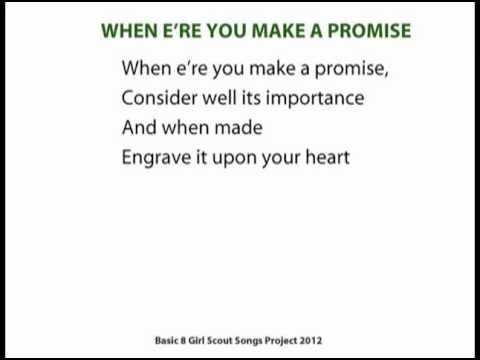 When E'er You Make a Promise