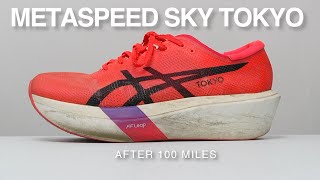ASICS Metaspeed Sky Tokyo After 100 Miles